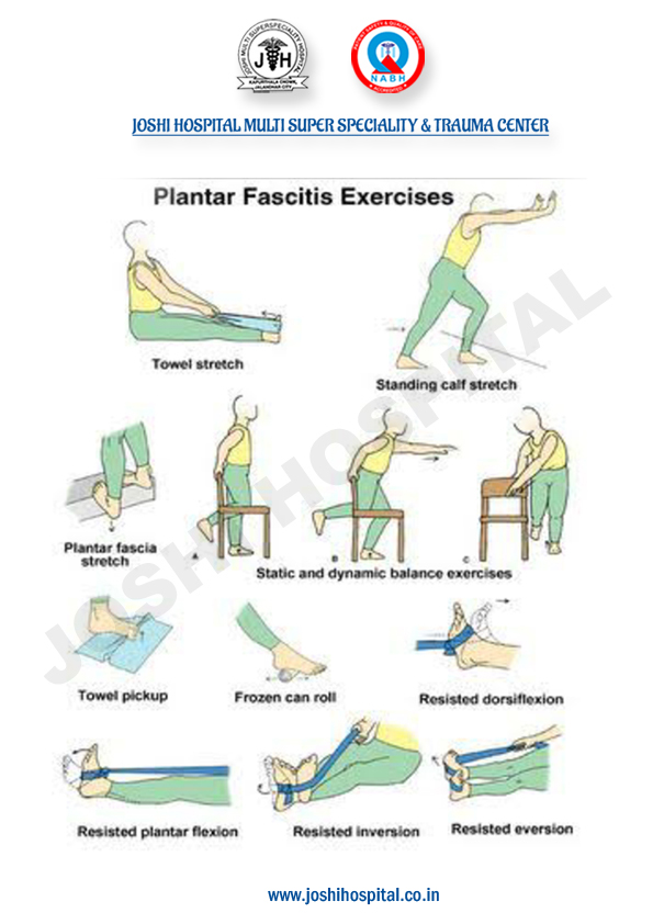 plantar fascitis Exercise Chart